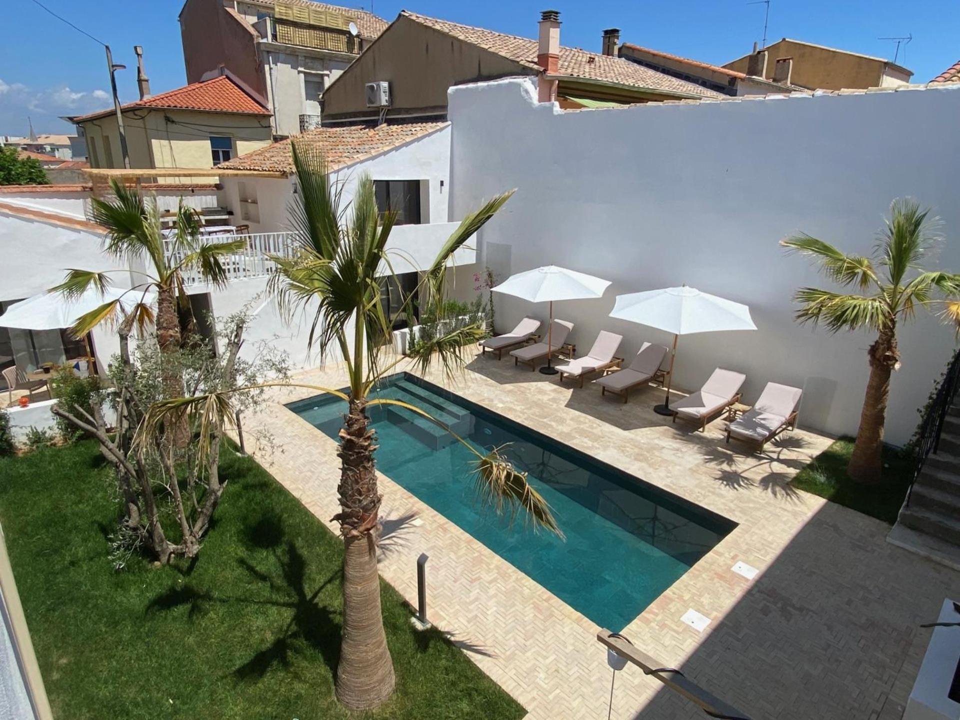 La Maison De Ville - Piscine - Spa Sète Exteriör bild